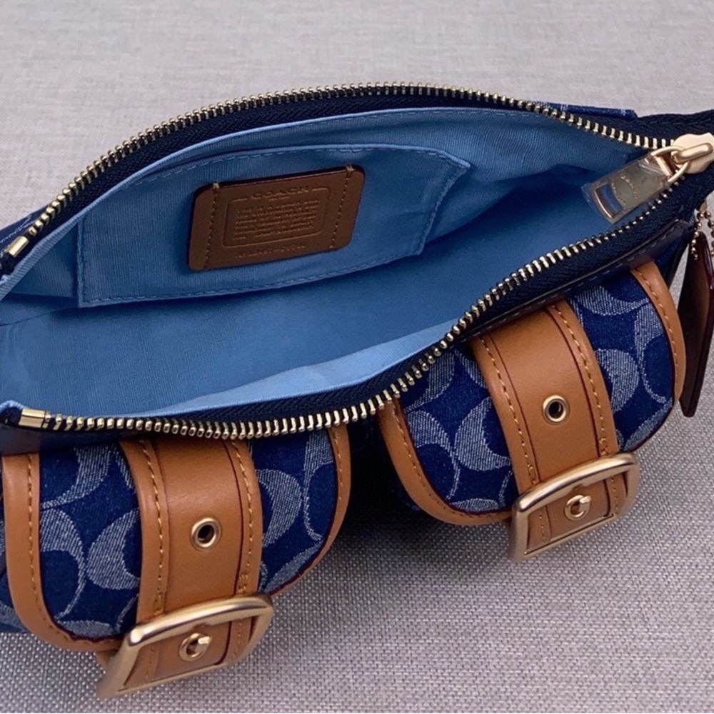 Coach Vintage Denim Signature Hobo Bag - Picture 8 of 8
